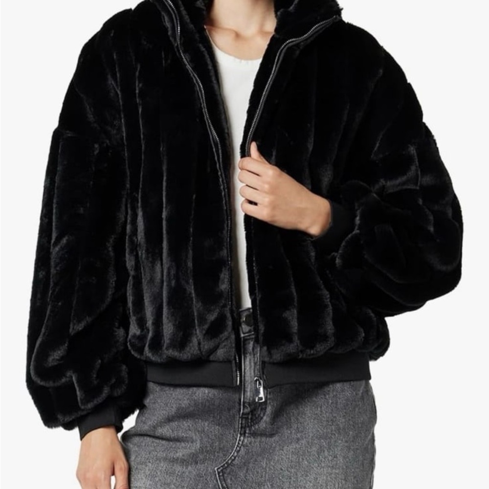 The Drop Women's Marcia Faux Fur Bomber